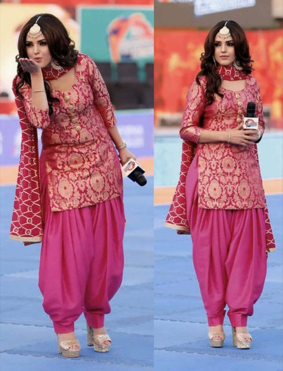 designer brocade kurtis