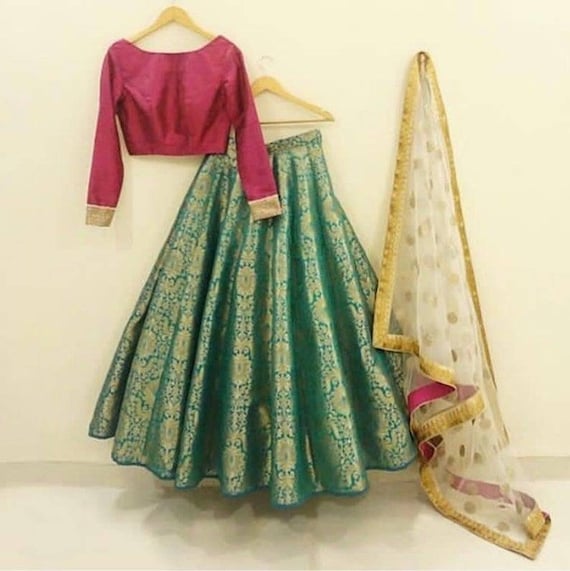 banarsi lengha design