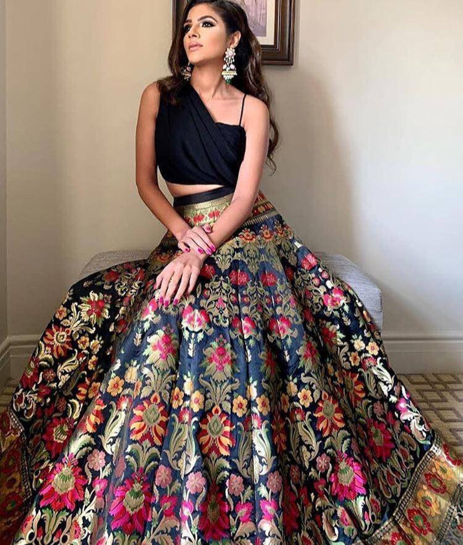 mom and daughter matching lehenga