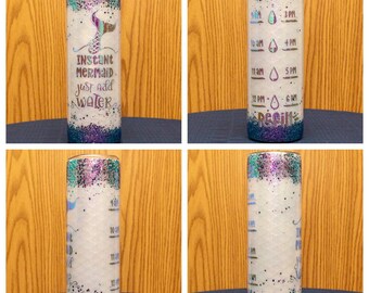 30oz Holographic Mermaid Scale Tumbler