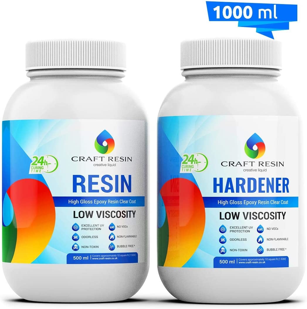 Craft Resin Kit Epoxy Resin Crystal Clear Low Viscosity UV Etsy