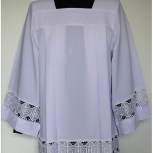 Lace surplice chasuble vestments