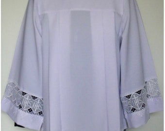 Lace surplice chasuble vestments