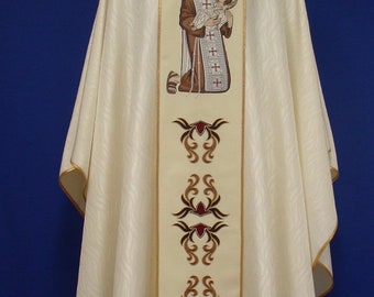 Christmas St. Francis chasuble vestments