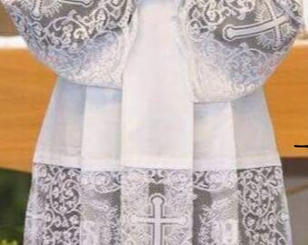 Roman style Lace surplice chasuble vestments