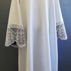 Lace alb chasuble vestments