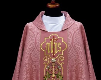 Rose chasuble vestments