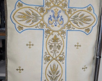 Marian Roman tridentine chasuble vestments Messgewand Priestergewand