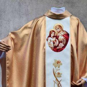 St. Anne chasuble vestment Messgewand Casula Casulla Kasel Priestergewand