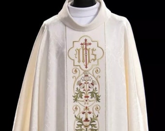 White chasuble vestments