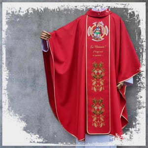 Saint Florian chasuble vestments