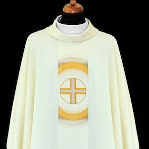 White chasuble vestments