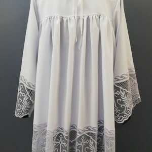 Roman style Lace surplice chasuble vestment
