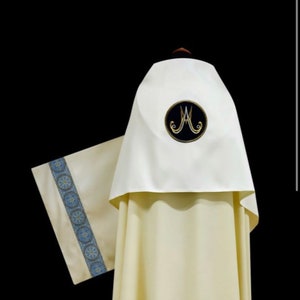 Cream Marian humeral veil