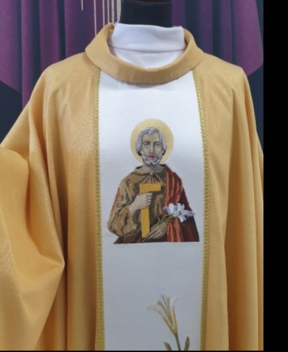 St Joseph The Worker Chasuble Vestments Etsy St joseph the worker chasuble vestments etsy