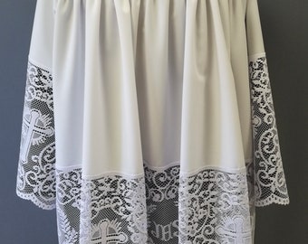 Roman style Lace surplice chasuble vestments