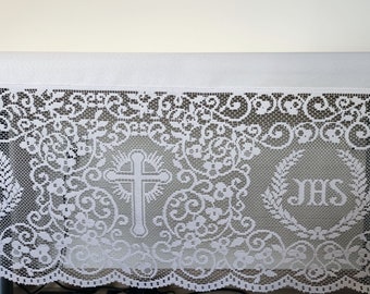 Brand new altar cloth with lace