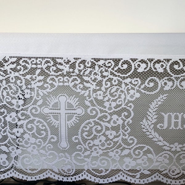 Brand new altar cloth with lace