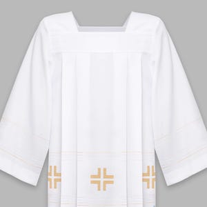 Embroidered surplice chasuble vestments
