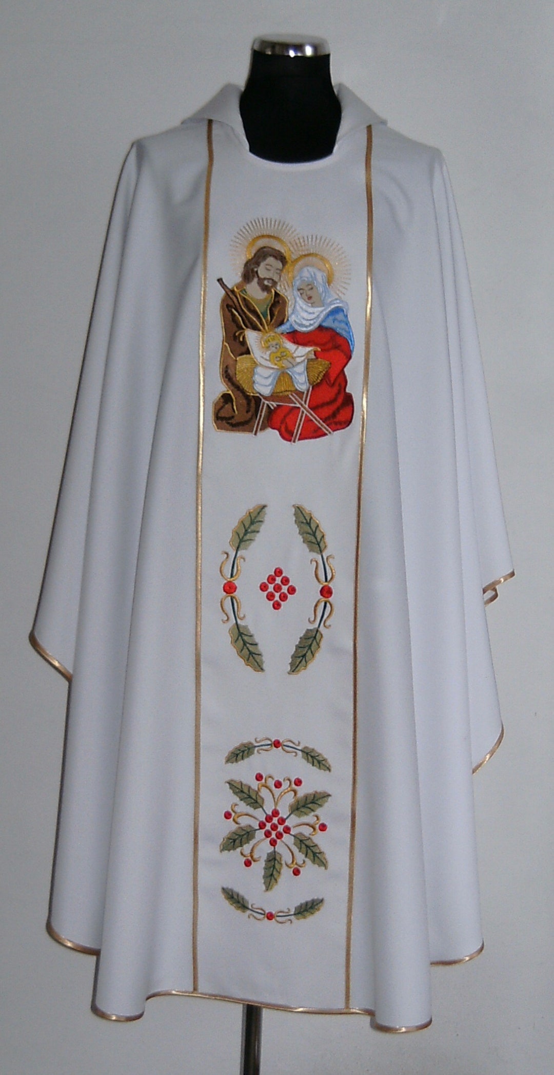 Holy Family Christmas Chasuble Vestments Etsy