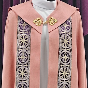 Rose cope chasuble vestments