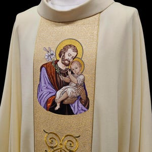 St. Joseph chasuble vestment Messgewand Kasel Casula