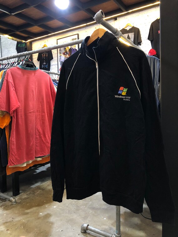 Vintage Windows Vista Business Zipper Sweater