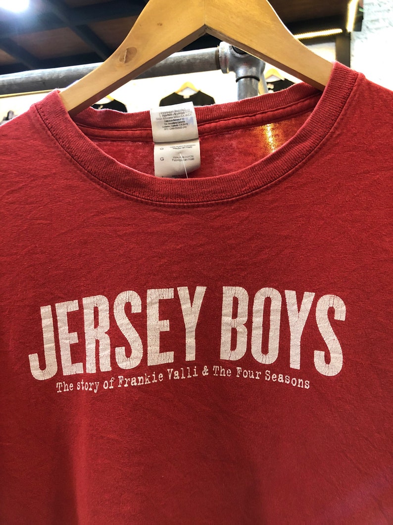 Vintage Jersey Boys Original Logo Tshirt Etsy