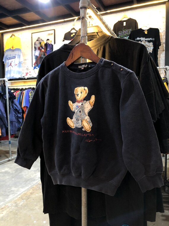 Vintage Polo Bear Ralph Lauren Kids Sweater