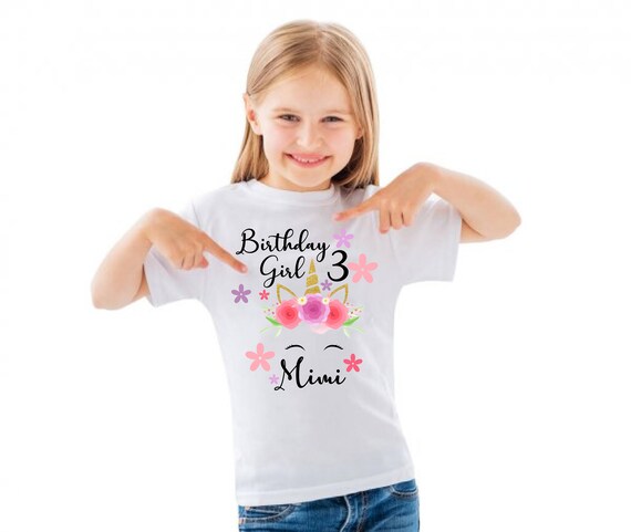 Personalised girls t shirt Clearance