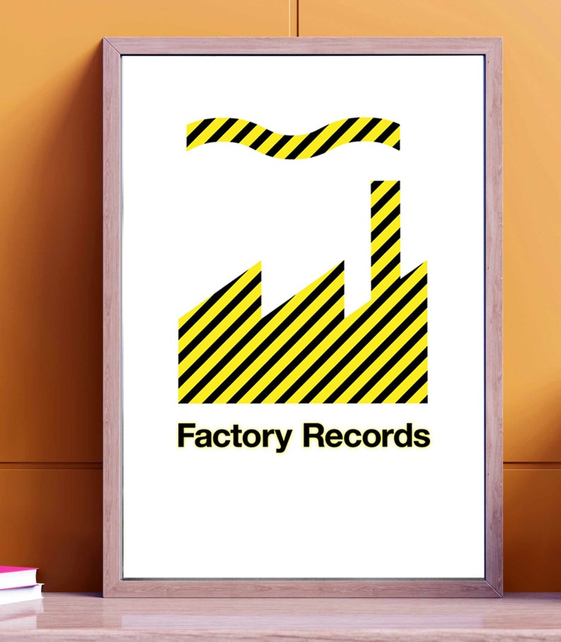 Factory Records Poster Music Print Music Poster Music Etsy