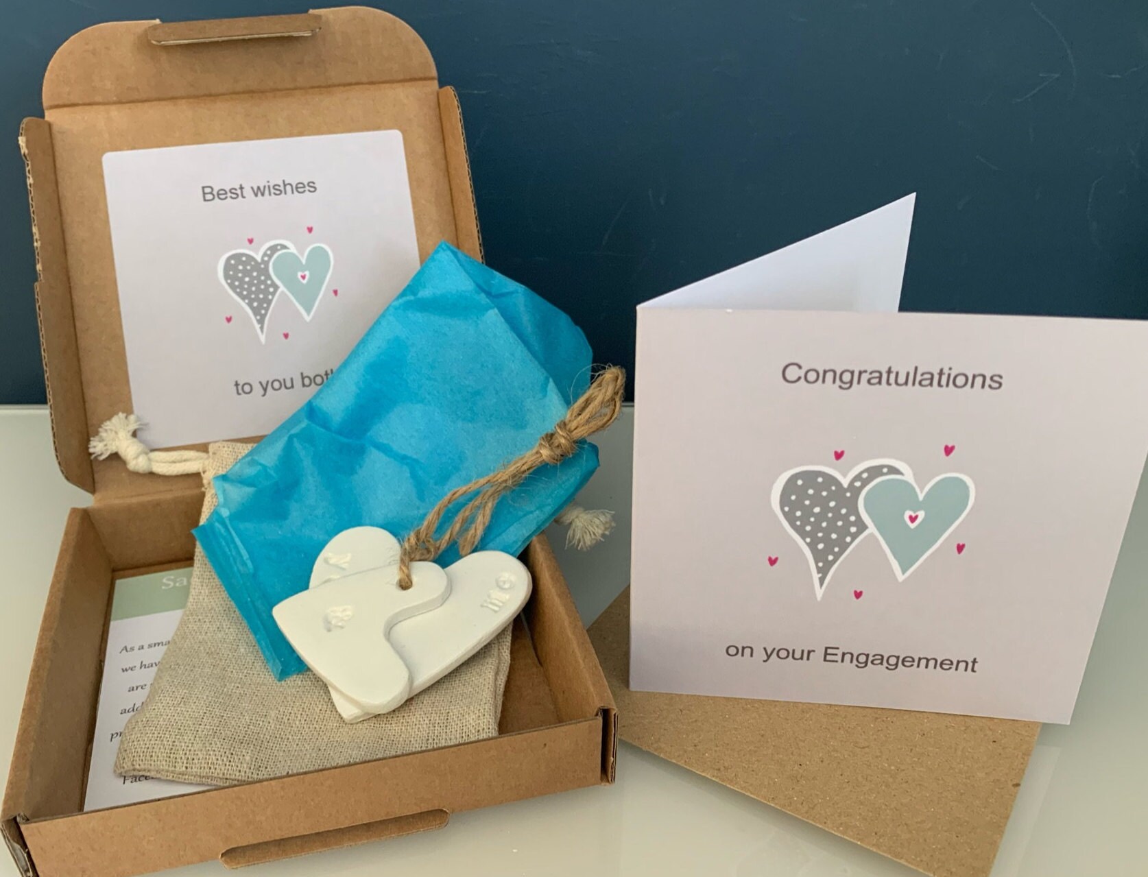 Engagement Gift Box Etsy