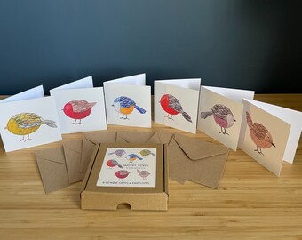 Quirky Bird Cards