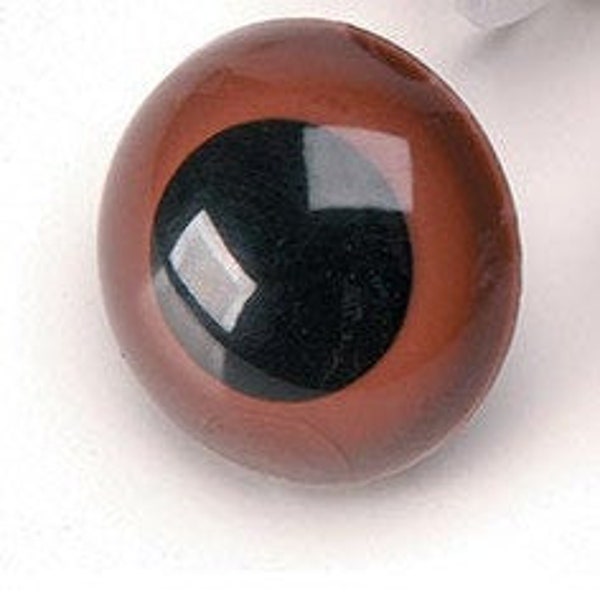 18mm Brown Animal eyes Doll eyes Safety Eyes and Washers:  Paint Free Amigurumi Animals Teddy Bear eyes