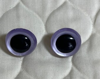 Lilac Animal eyes 18mm  Craft eyes safety eyes Animal eyes Safety Amigurumi