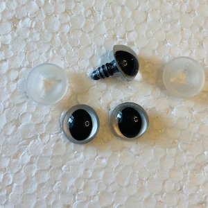 Silver Cat safety eyes  animal cat dolls eyes cat safety amigurumi crochets 12mm eyes 15mm eyes, 18mm eyes