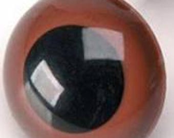 20mm Brown Animal Safety Eyes with Washers: Amigurumi Doll Supplies