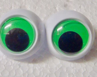 3D Animal Safety Eyes: Frog/Lizard Puppet Eyes (16-36mm)