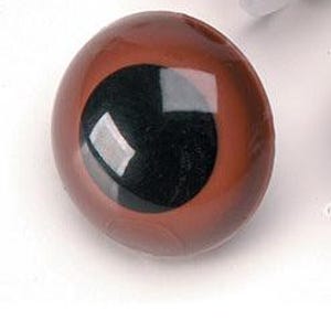 12mm Brown Animal Eyes Doll eyes Safety Eyes and Washers: Darice 4 Count 2 Pairs with washers Paint Free Amigurumi Animals Teddy Bear eyes
