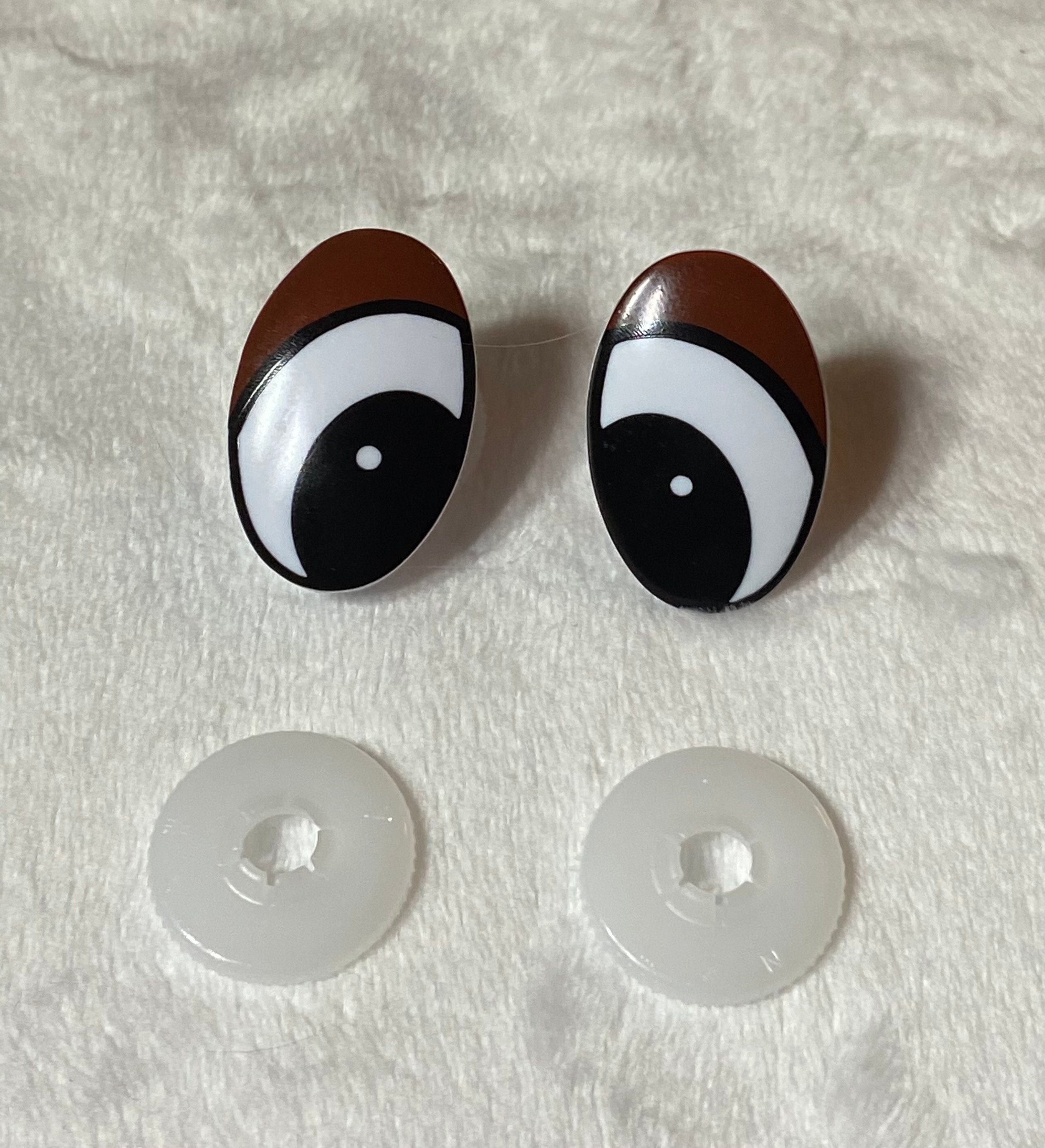 566PCS Safety Eyes and Noses, Plastic Black Safety Eyes With Washers, Craft  Doll Eyes and Nose of Various Sizes for Amigurumi 