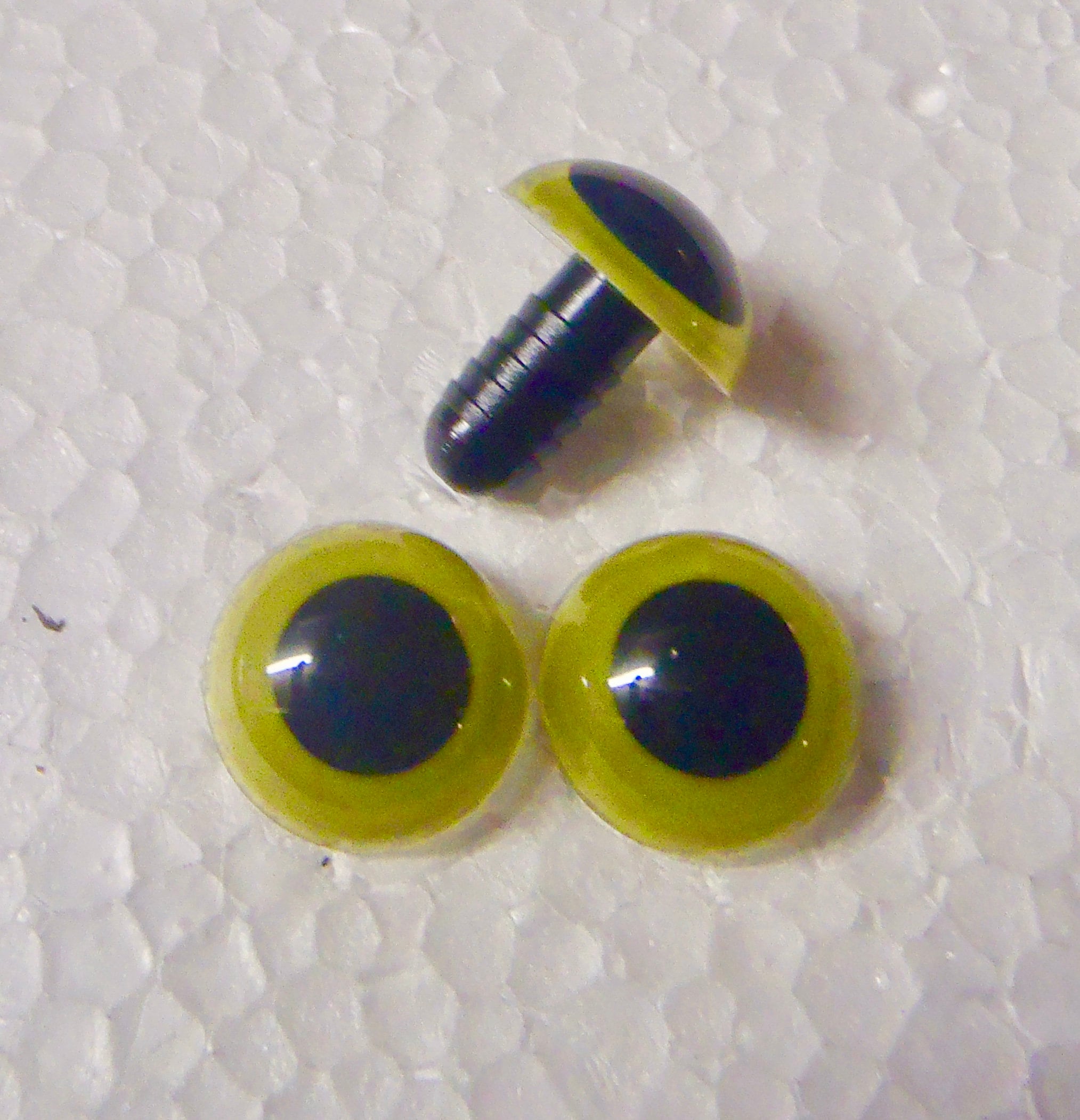 15mm Green Safety Eyes 4 Pieces 2 Pairs With Washers Animal Etsy