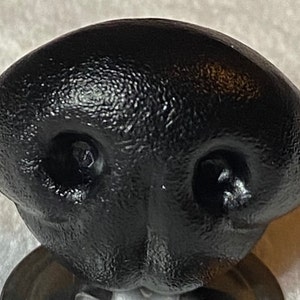 Animal Safety Noses 9x7  2pcs Black  with plastic washers Type G Bear safety nose  bear dog cat Amigurumi  Darice