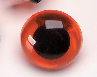 16mm Amber Safety Eyes: Stuffed Animal & Doll Supplies (4pcs)