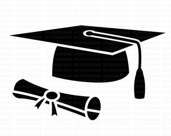 Download Graduation cap svg | Etsy