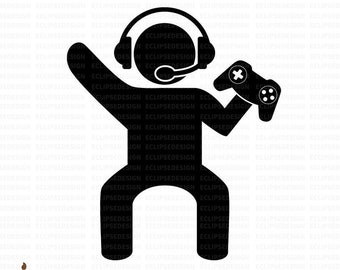 Download Gamer Clipart Etsy