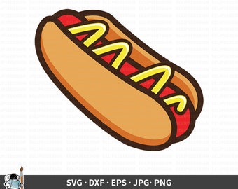 Download Hot Dog Svg Etsy PSD Mockup Templates