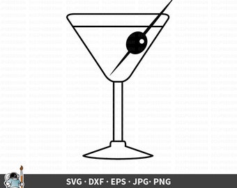 Download Free Martini Glass Svg Etsy SVG Cut Files