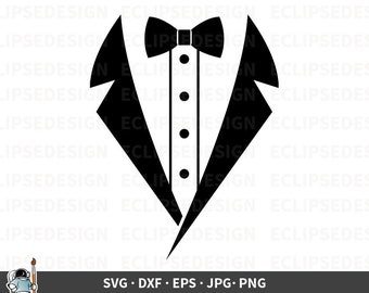 Tuxedo Shirt Svg Etsy