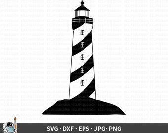 Lighthouse Svg Etsy