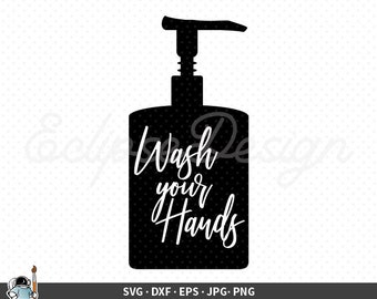 Soap Dispenser Svg Etsy